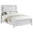 Marielle - Eastern King Footboard - Distressed White