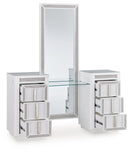 Chalanna - Vanity With Mirror - White