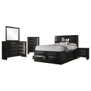 Briana - Queen Footboard Drawers, Box 3 of 3 - Black