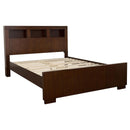 Jessica - California King Headboard With Lighting, Box 1 of 4 - Cappuccino