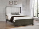 Gran Park - California King Headboard, Footboard & Slats, Box 1 of 2 - Dark Cocoa