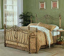 Sydney - King Headboard & Footboard, Box 1 of 2 - Brushed Gold