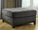 Reidshire - Oversized Accent Ottoman - Steel