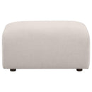 Burnett - Chenille Upholstered Ottoman