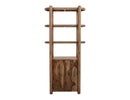 Balam - Wall Unit With Electric Fireplace Insert - Light Brown