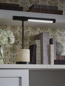 Vinmour - Metal Desk Lamp - Brown / Beige