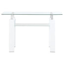 Dyer - Console Table Base, Box 1 of 2 - White