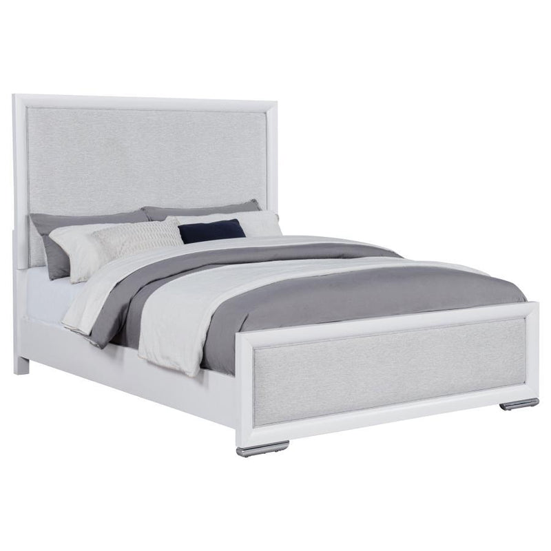 Gracemont - Queen Footboard, Box 2 of 3 - Gray And White
