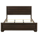 Kauffman - California King Headboard & Footboard, Box 1 of 2 - Dark Cocoa