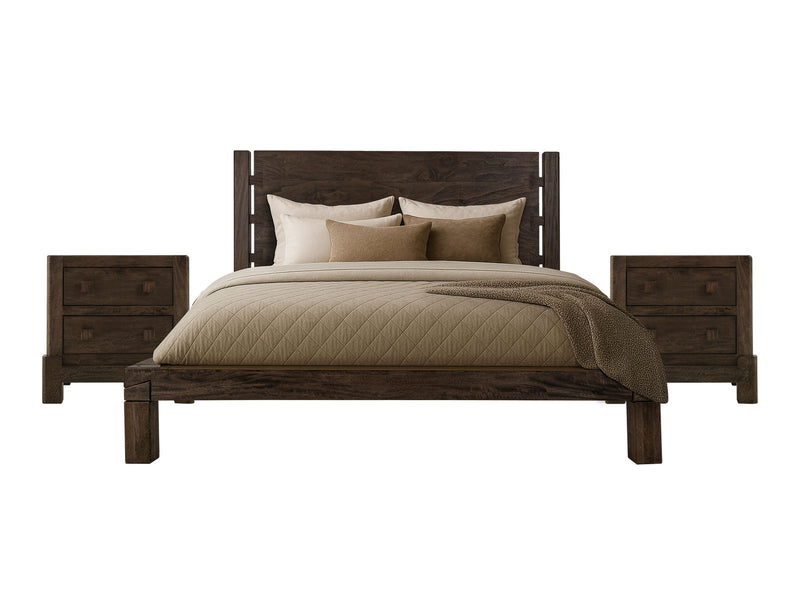Atenas - 2-Drawer Nightstand - Brown