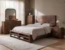 Praga - Mirror - Almond / Barrel Brown