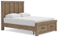 Oliandon - Panel Storage Bed