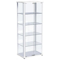 Aero - 5-Shelf Display Curio Cabinet With Led Lighting