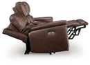 Bleckley - Power Reclining Loveseat With Console / Adjustable Headrest