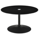 Ganso - Round Glass Top Coffee And End Table Set