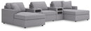 Modmax - U-Shaped Sectional - Granite