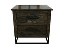 Teak - Nightstand - Oil Black