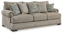 Galemore - 4 Pc. - Sofa, Loveseat, Chair And A Half, Ottoman - Quarry