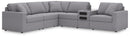 Modmax - L-Shaped Sectional - Granite