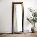 Arini - Cane Weave Full Length Standing Floor Mirror