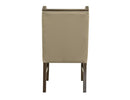 Silver - Upholstered Chair (Set of 2) - Ivory / Brown