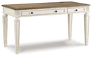 Realyn - Home Office Lift Top Desk - White / Brown