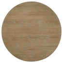 Adina - 36" Round Table Base, Box 2 of 2 - Distressed Light Brown