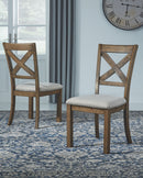 Moriville - Dining UPH Side Chair (Set of 2) - Beige