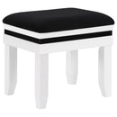 Talei - Vanity Desk & Stool, Box 2 of 2 - Black And White