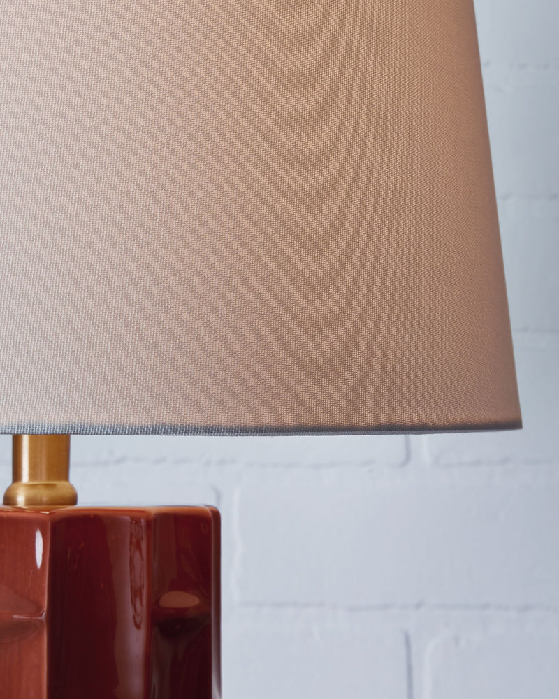 Jacemour - Ceramic Table Lamp (Set of 2) - Burnt Umber
