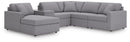 Modmax - U-Shaped Sectional - Granite