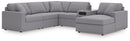 Modmax - U-Shaped Sectional - Granite