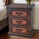 Nightstand with Copper Panels