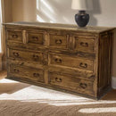 65" Dresser 8-Drawers Medio Finish