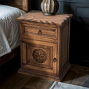 Nightstand W/Rope and Star (Left) Medio Finish