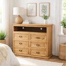 Media Chest in Honey