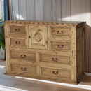 Mansion Dresser W/Rope and Star