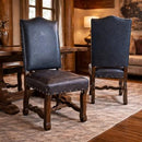 Valera Upholstered Dining Chair in Deep Blue