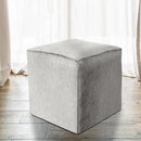 Square Ottoman in Gray