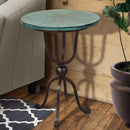 Ziggy Copper Top Side Table