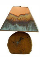 20" Mesquite Lamp W/Copper Shade