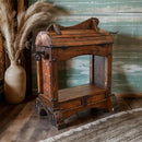 Saddle Stand W/Natural Copper