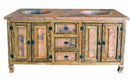 72" Copper Vanity W/Drawers