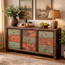 Nine Copper Drawer Buffet