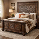 Navajo Copper King Bed