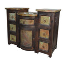 Six Drawer Green Copper Vanity