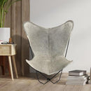 Butterfly Chair - Grey - Width: 34" Height: 34" Depth: 32"
