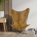 Butterfly Chair - Solid Brown - Width: 34" Height: 34" Depth: 32"