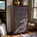 Live Edge Copper Chest