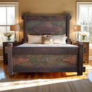 Diamond Copper Bed - Queen